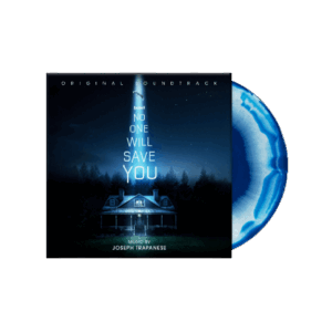 No One Will Save You Blue & White Swirl Coloured Heavyweight Vinyl by Joseph Trapanese