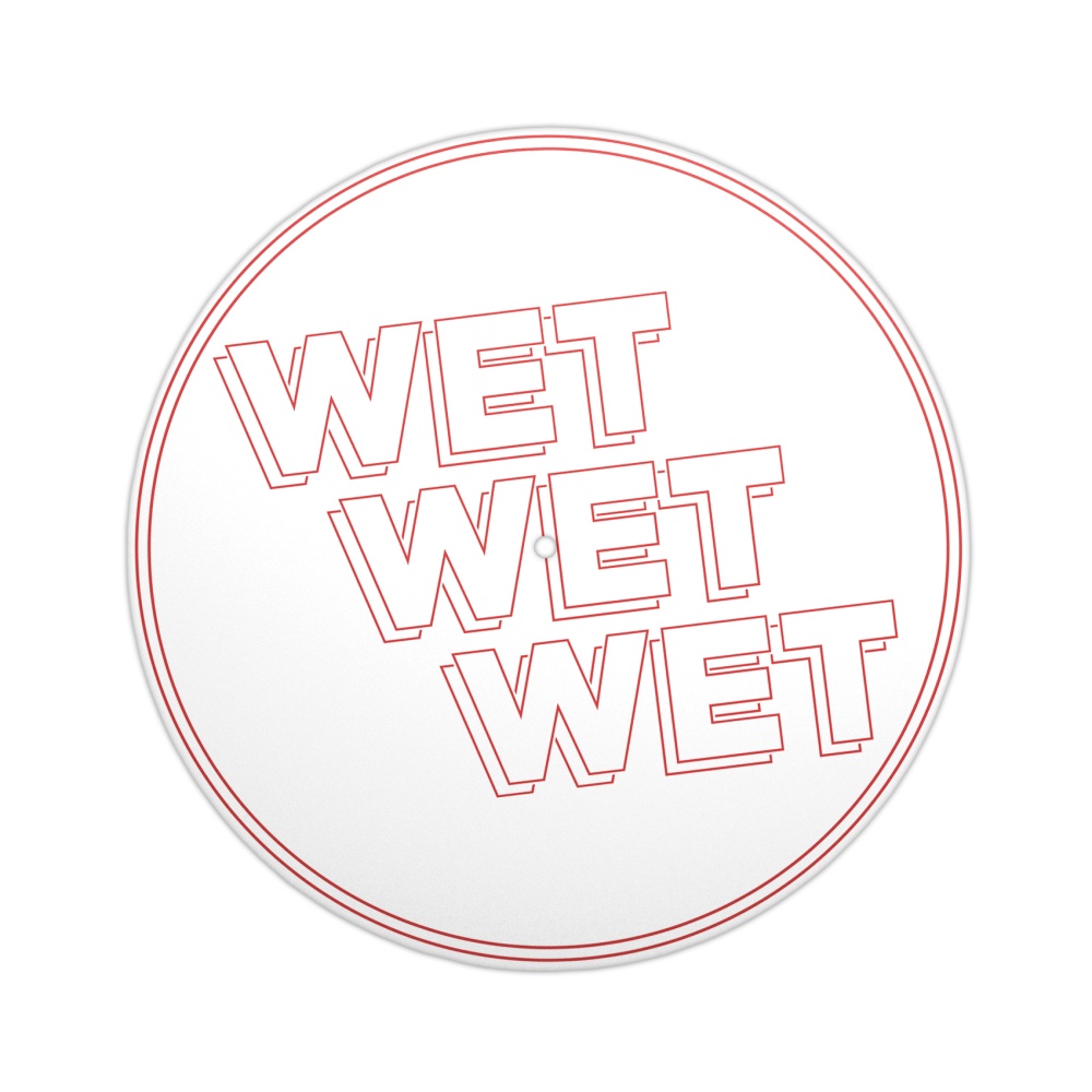 Live In Denmark Limited Edition Vinyl Slipmat by Wet Wet Wet