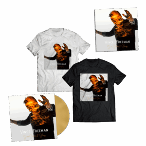 Scars, Ghosts & Glory (Signed) Gold Vinyl + T-Shirt + Print by Vince Freeman