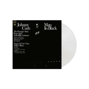 Man In Black Clear Heavyweight Vinyl by Johnny Cash