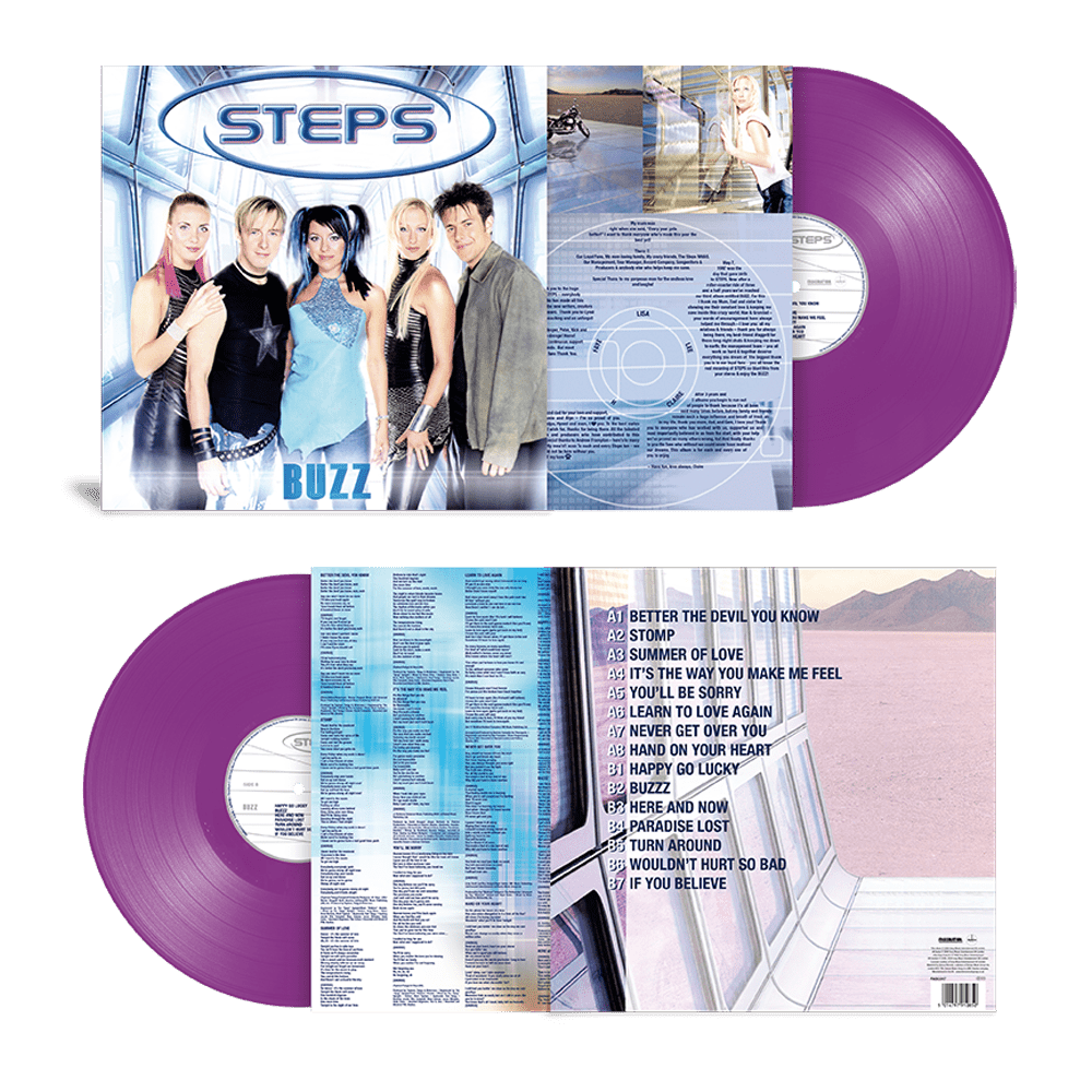 Buzz Neon Violet Vinyl by Steps