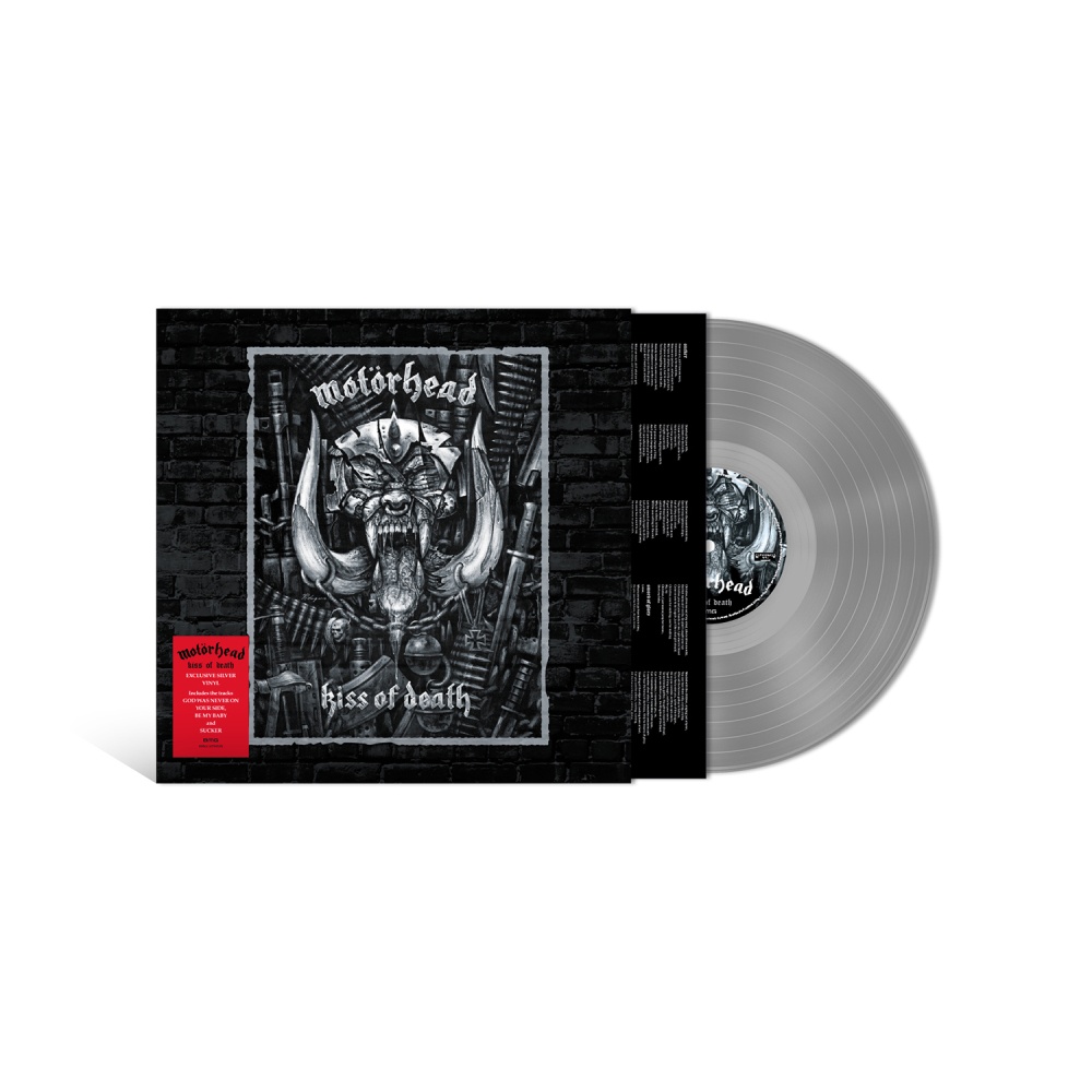 Kiss of Death Silver Vinyl by Motörhead