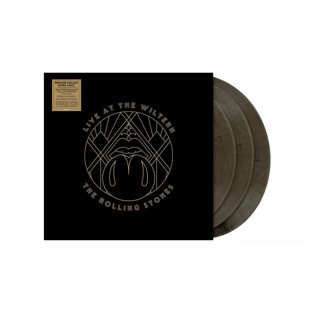 Live At The Wiltern Black & Bronze Swirl Triple Vinyl by The Rolling Stones
