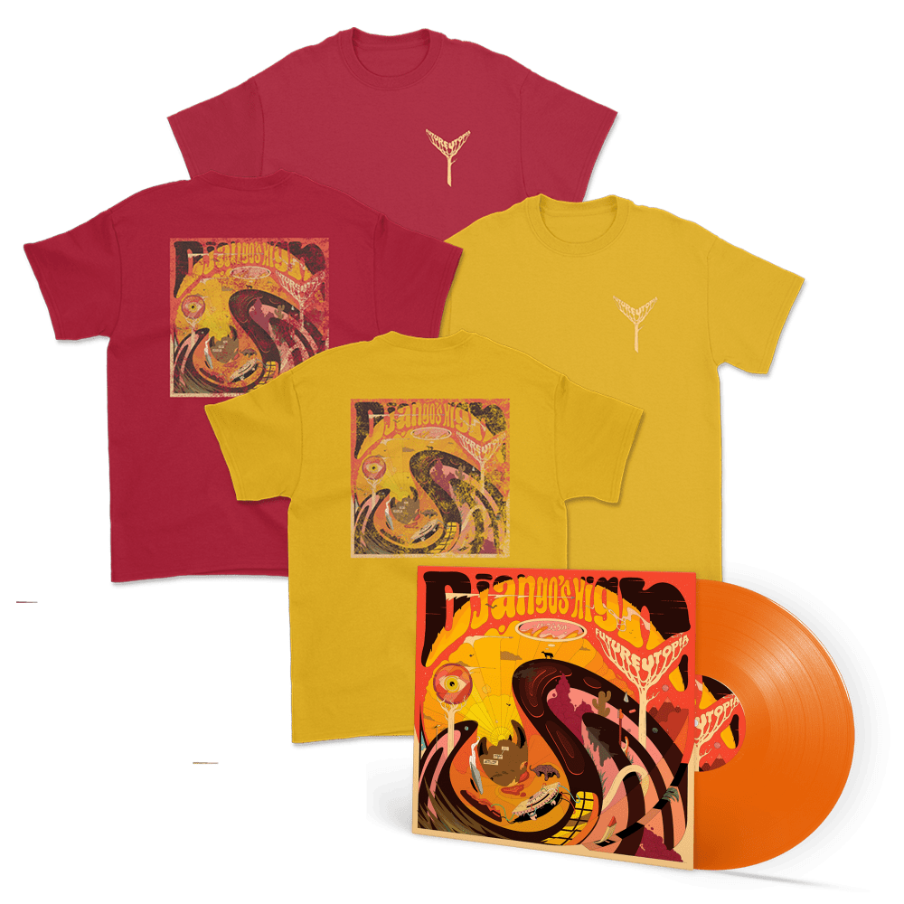 Django's High Deluxe Orange Vinyl + T-Shirt (Choice Of Colour) + Bonus CD by Future Utopia