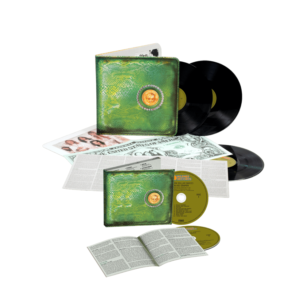 Alice Cooper Billion Dollar Babies 50th Anniversary Deluxe 3LP + 2CD by Alice Cooper