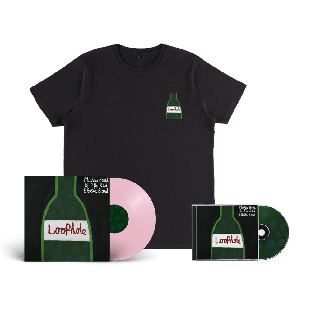 Loophole CD + Pink Vinyl [Exclusive] + T-Shirt by Michael Head & The Red Elastic Band