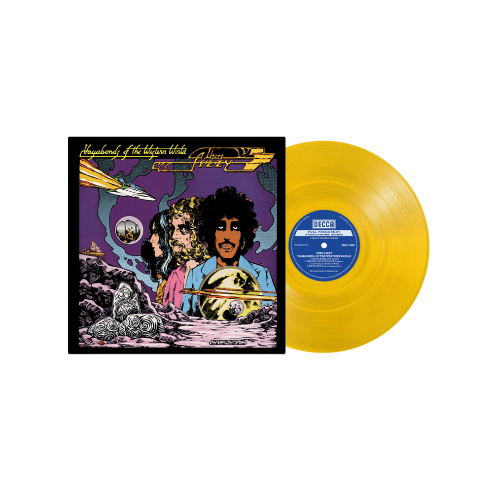 Vagabonds of the Western World Deluxe Yellow Vinyl by Thin Lizzy
