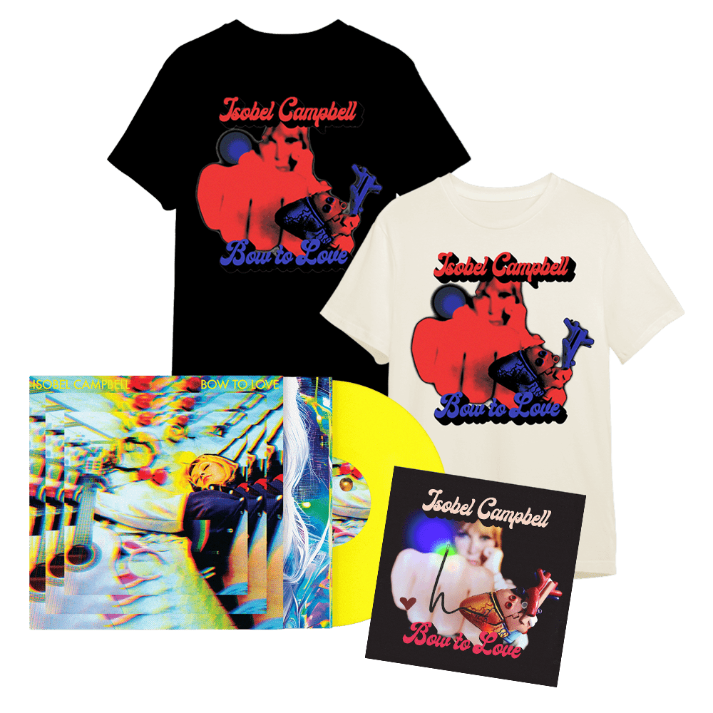 Bow To Love Yellow Vinyl + T-Shirt (Choice of Colour) by Isobel C&bell