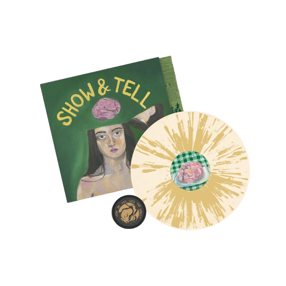 Show & Tell Cream & Mustard Splatter Vinyl by Bored At My Grandmas House
