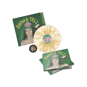 Show & Tell Cream & Mustard Splatter Vinyl + CD - Bored At My Grandmas House