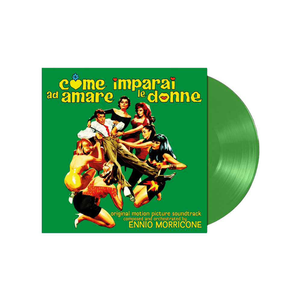 Come Imparai Ad Amare Le Donne Soundtrack RSD 2024 Transparent Green Heavyweight Vinyl by Ennio Morricone