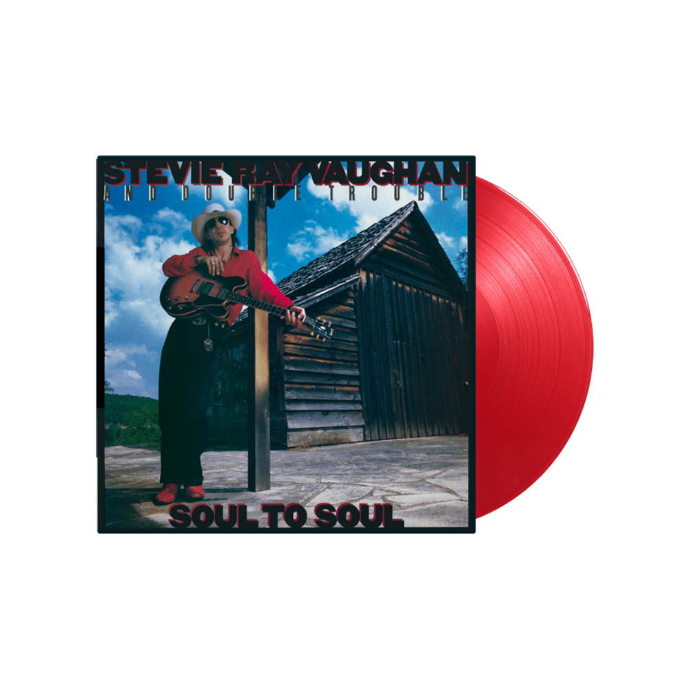 Soul To Soul Translucent Red Heavyweight Vinyl by Stevie Ray Vaughan