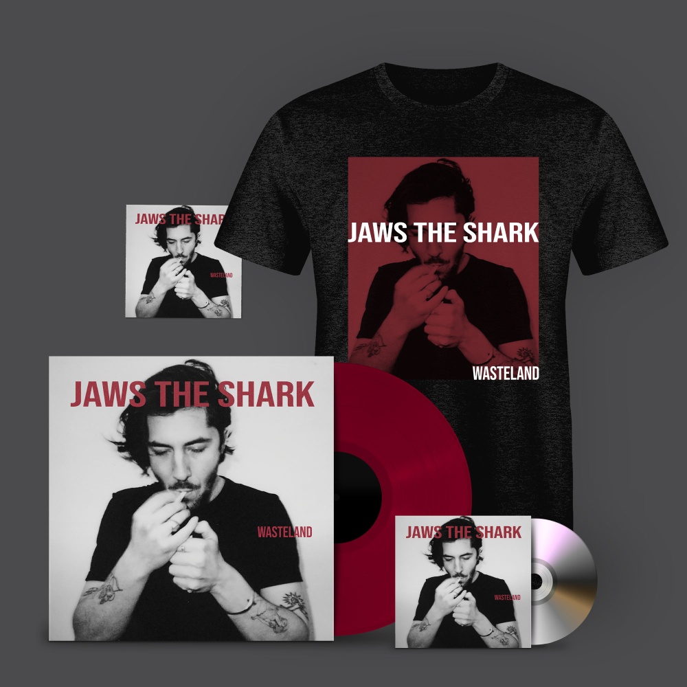 Wasteland Vinyl, CD, T-Shirt + Signed Print by Jaws The Shark