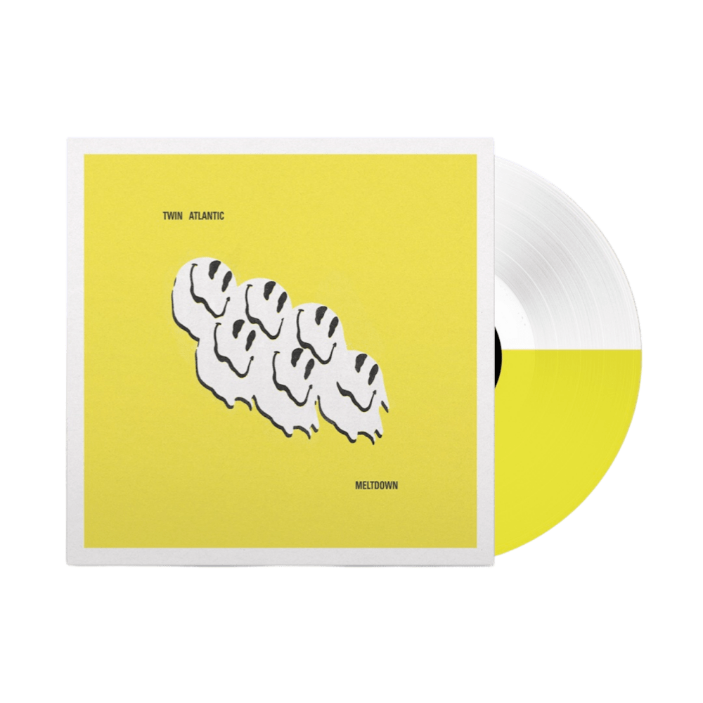 Meltdown White & Yellow Split Vinyl by Twin Atlantic