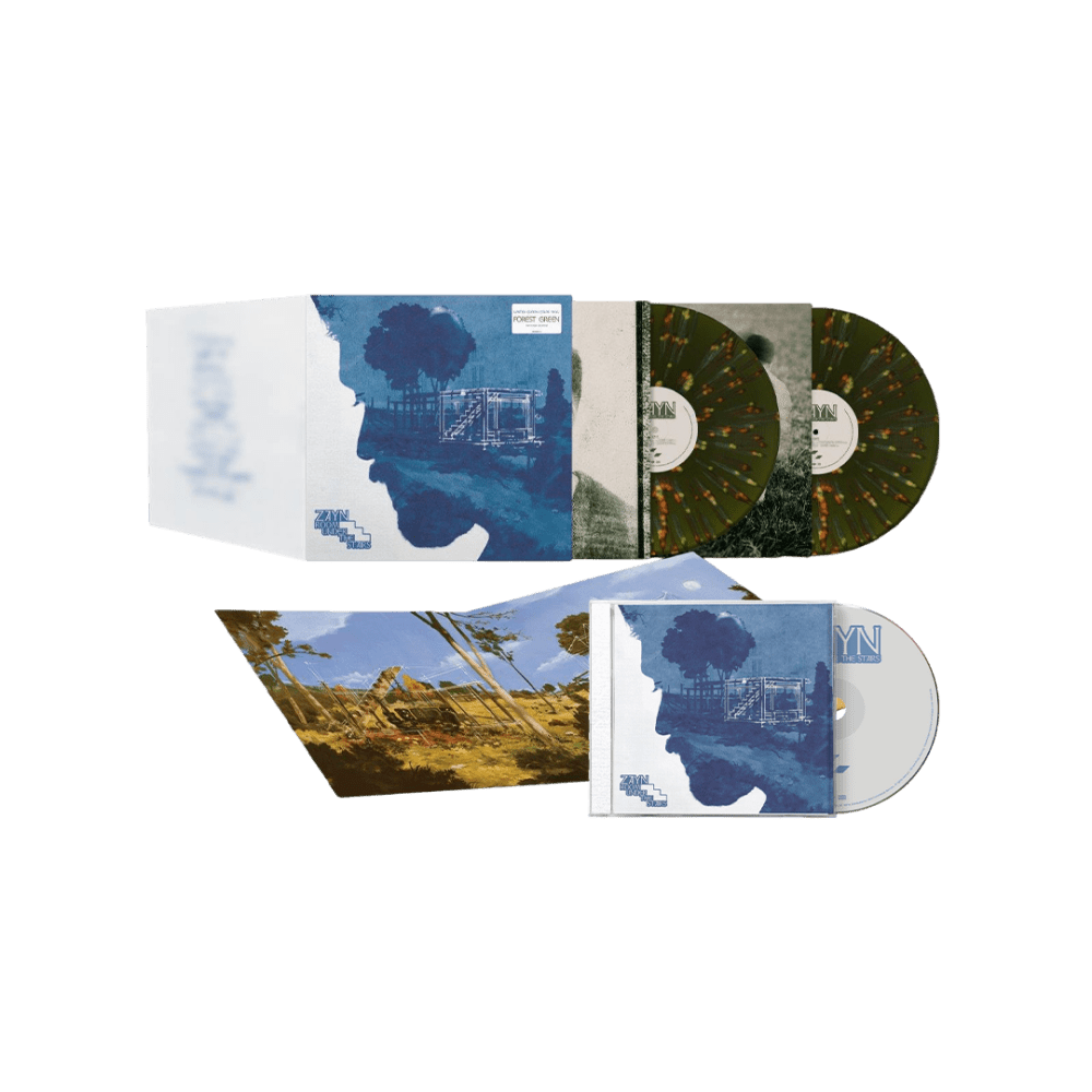 Room Under The Stairs Forest Green Splatter 2LP + CD by ZAYN