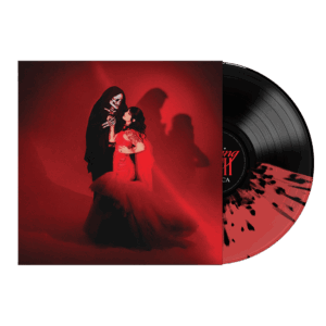 Kissing Death Half Red Half Black With Splatter Vinyl by Mothica