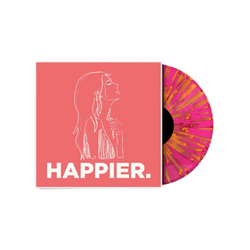 Happier RSD 2024 Orange & Pink Splatter Vinyl by As December Falls