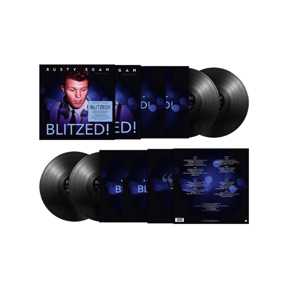 Rusty Egan Presents... Blitzed! 4LP Boxset by Rusty Egan