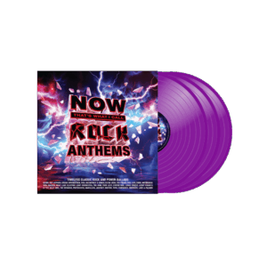 NOW That's What I Call Rock Anthems Neon Violet Triple Vinyl - Various Artists