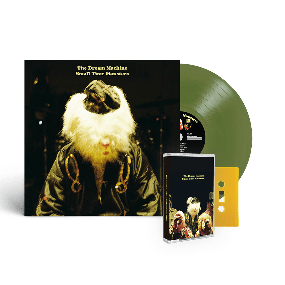 Small Time Monsters Golden Bough Edition Vinyl (Choice of Alternative Cover) + Brick Yellow Cassette with Signed Print by The Dream Machine