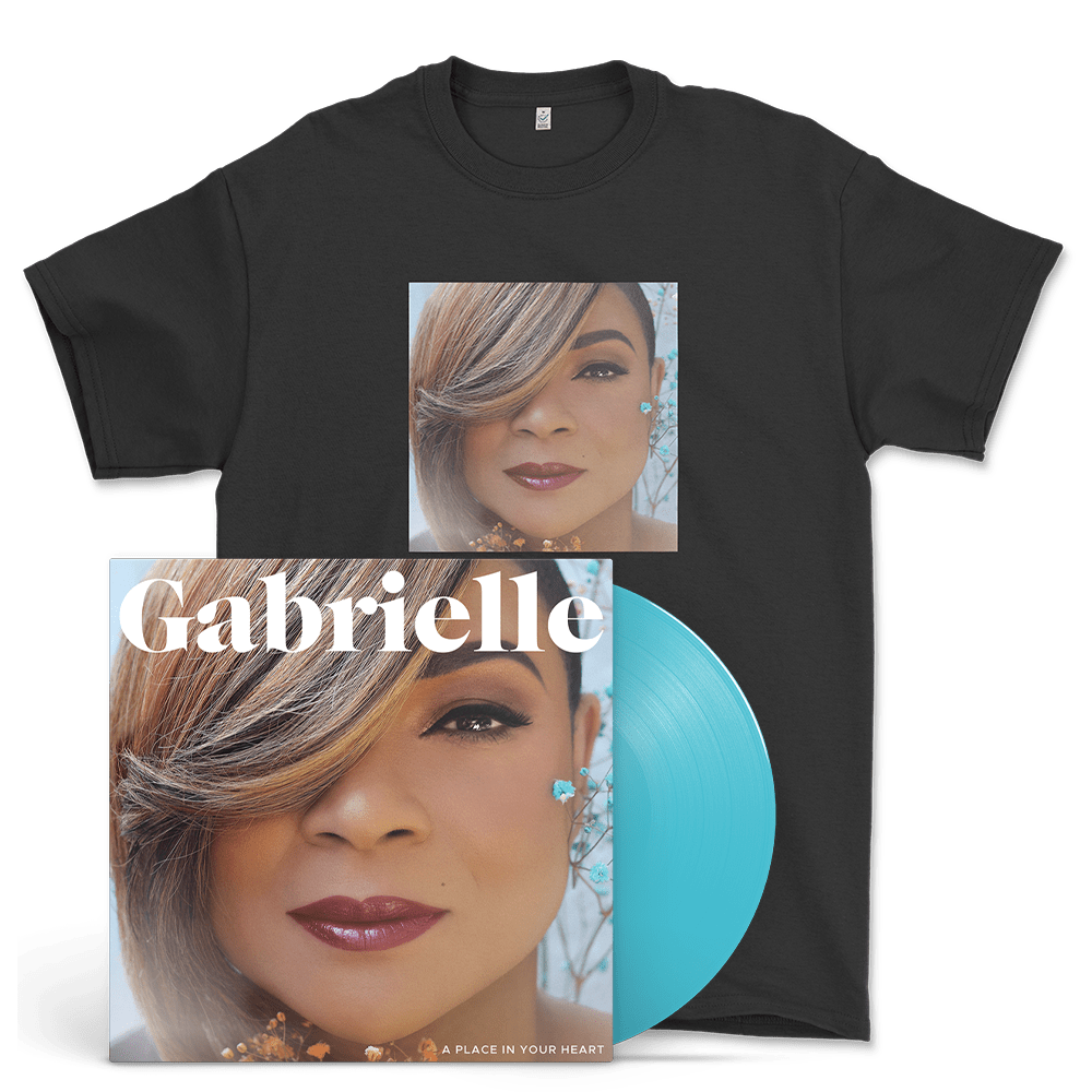 A Place In Your Heart Transparent Curacao Vinyl + T-Shirt by Gabrielle
