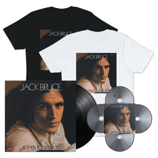Songs For A Tailor Remastered 2CD+2Blu-Ray Expanded Edition Boxset, Gatefold Sleeve Vinyl & T-Shirt - Jack Bruce