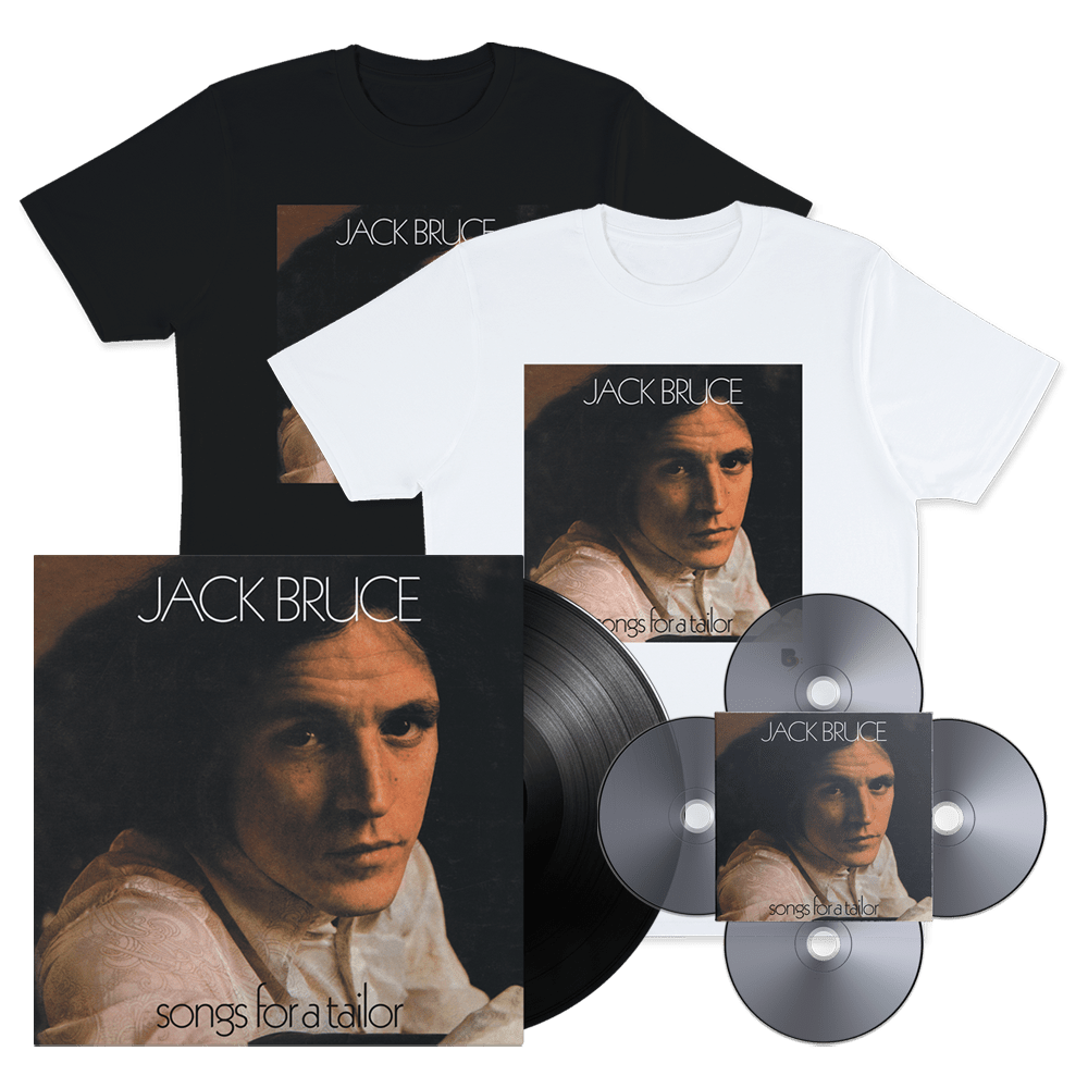 Songs For A Tailor Remastered 2CD+2Blu-Ray Expanded Edition Boxset, Gatefold Sleeve Vinyl & T-Shirt by Jack Bruce