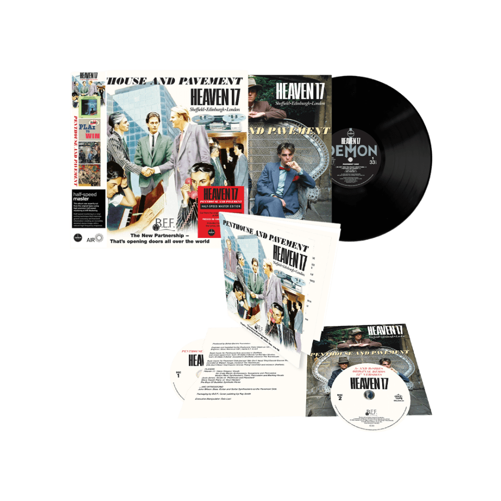Penthouse And Pavement Heavyweight Vinyl + 2-Disc Deluxe CD by Heaven 17