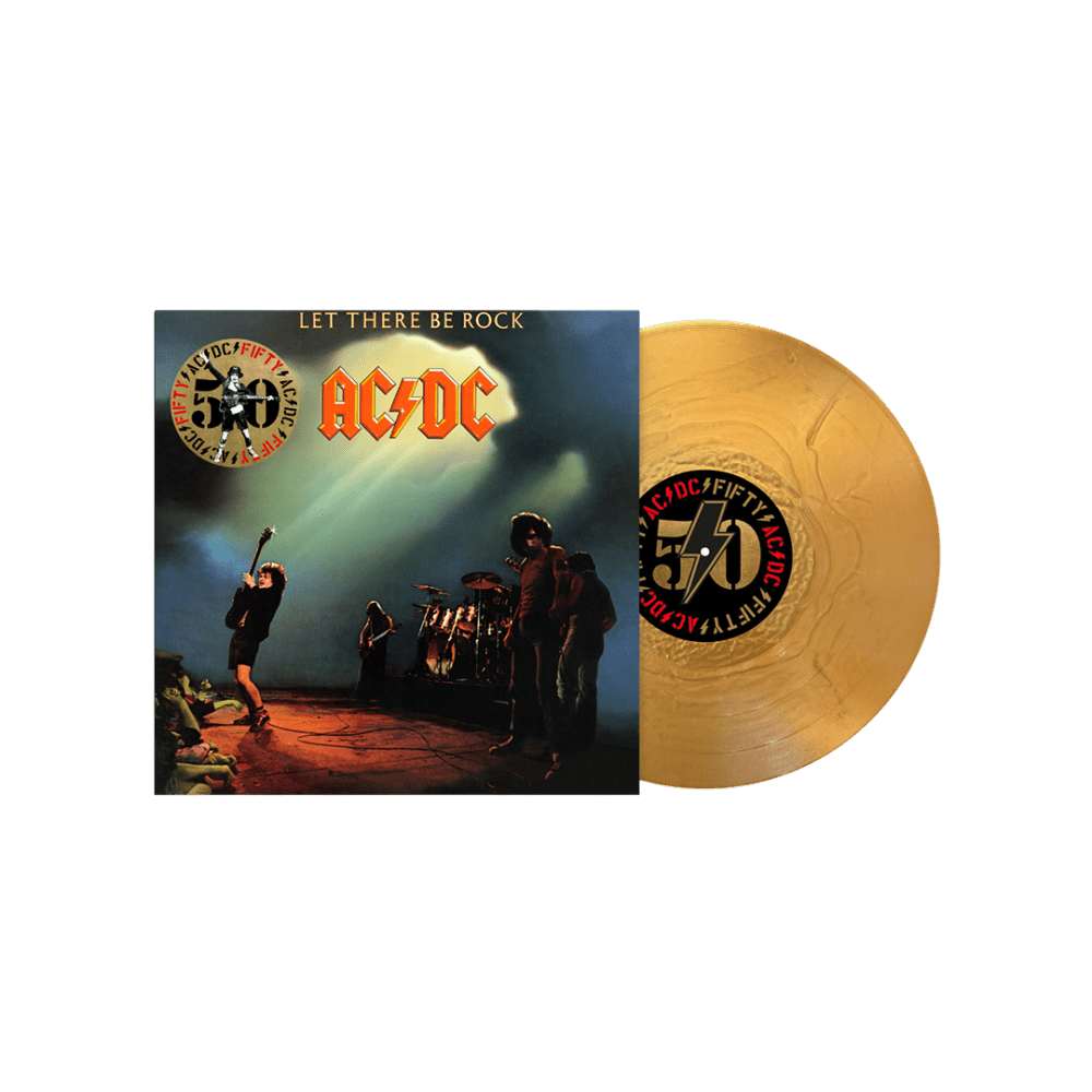 Let There Be Rock 50th Anniversary Gold Vinyl by AC/DC