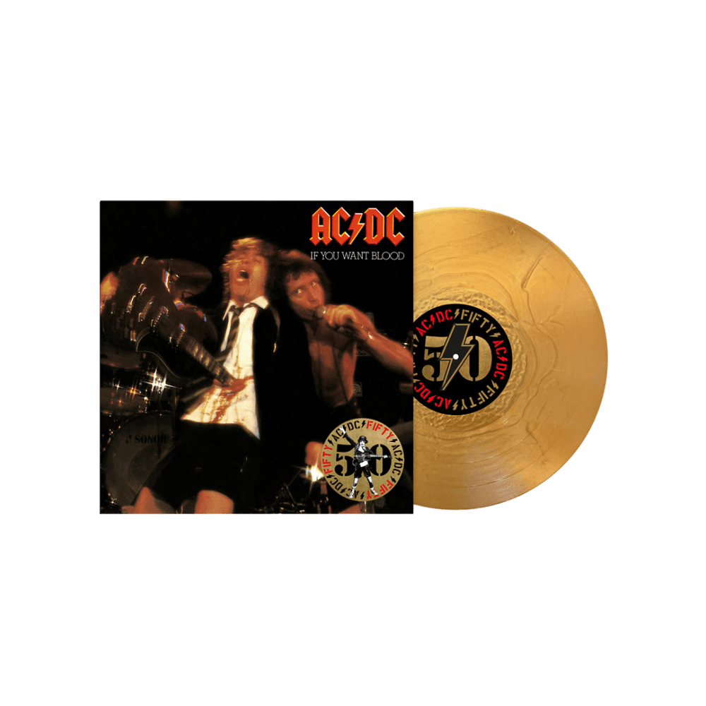 If You Want Blood You've Got It 50th Anniversary Gold Vinyl by AC/DC