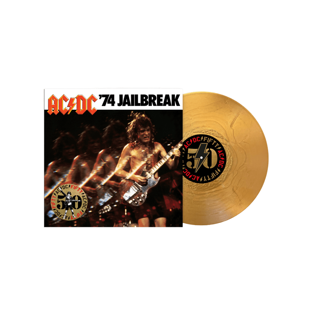 74 Jailbreak 50th Anniversary Gold Vinyl by AC/DC