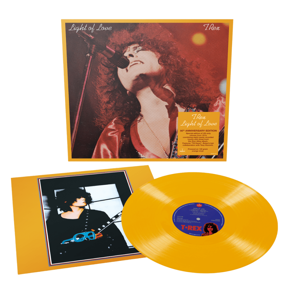 Light Of Love - 50th Anniversary Edition Orange Vinyl by T. Rex