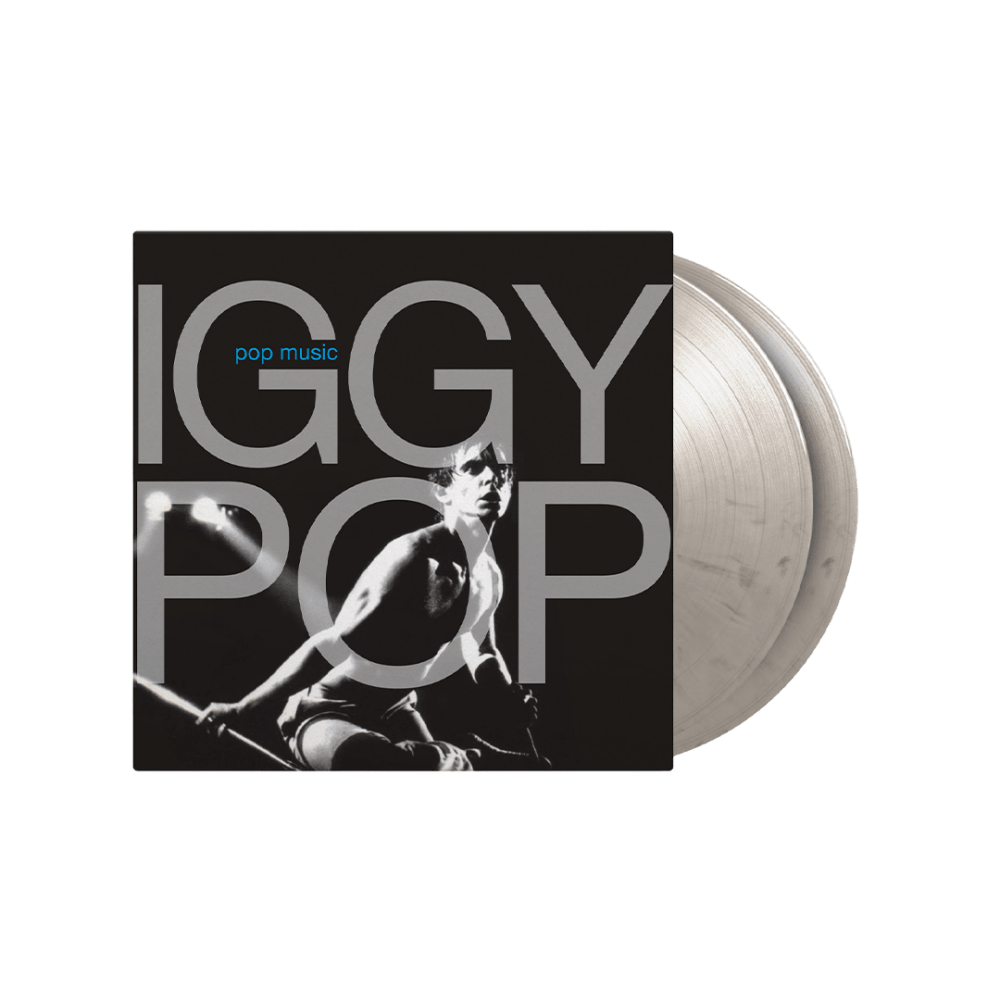 Pop Music Grey Double Heavyweight Vinyl by Iggy Pop