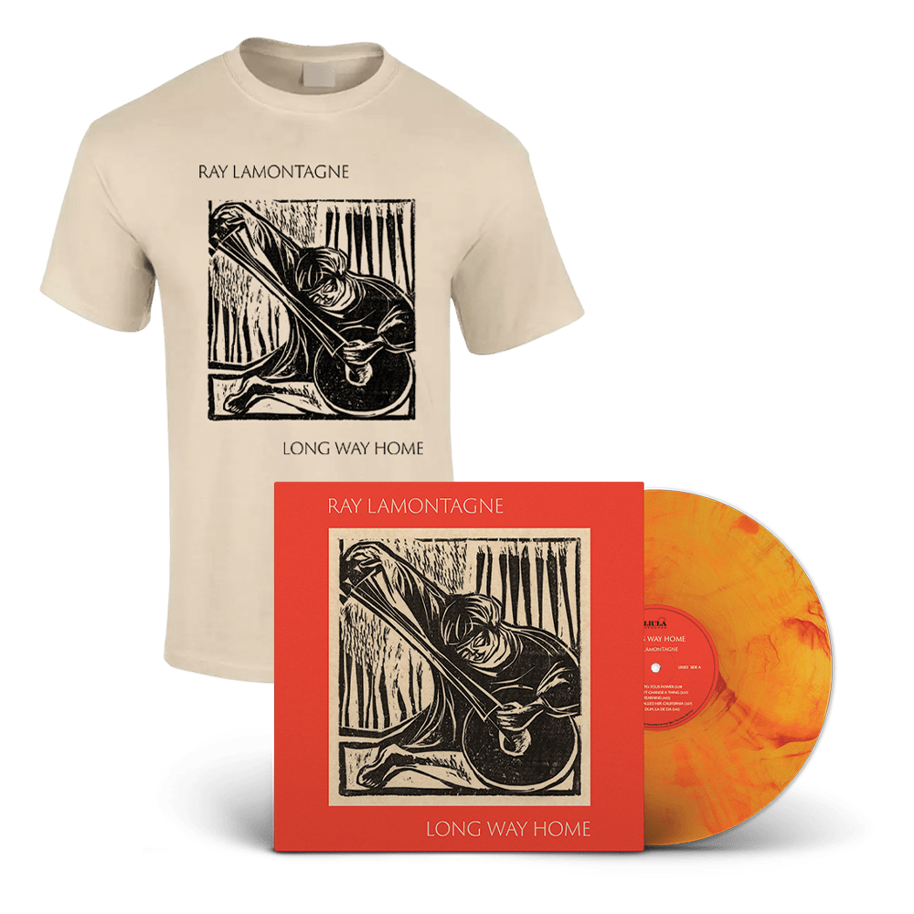 Long Way Home Sunspot Vinyl + T-Shirt by Ray LaMontagne