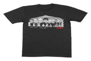 All The Heroes Caricature T-Shirt - Stranglers
