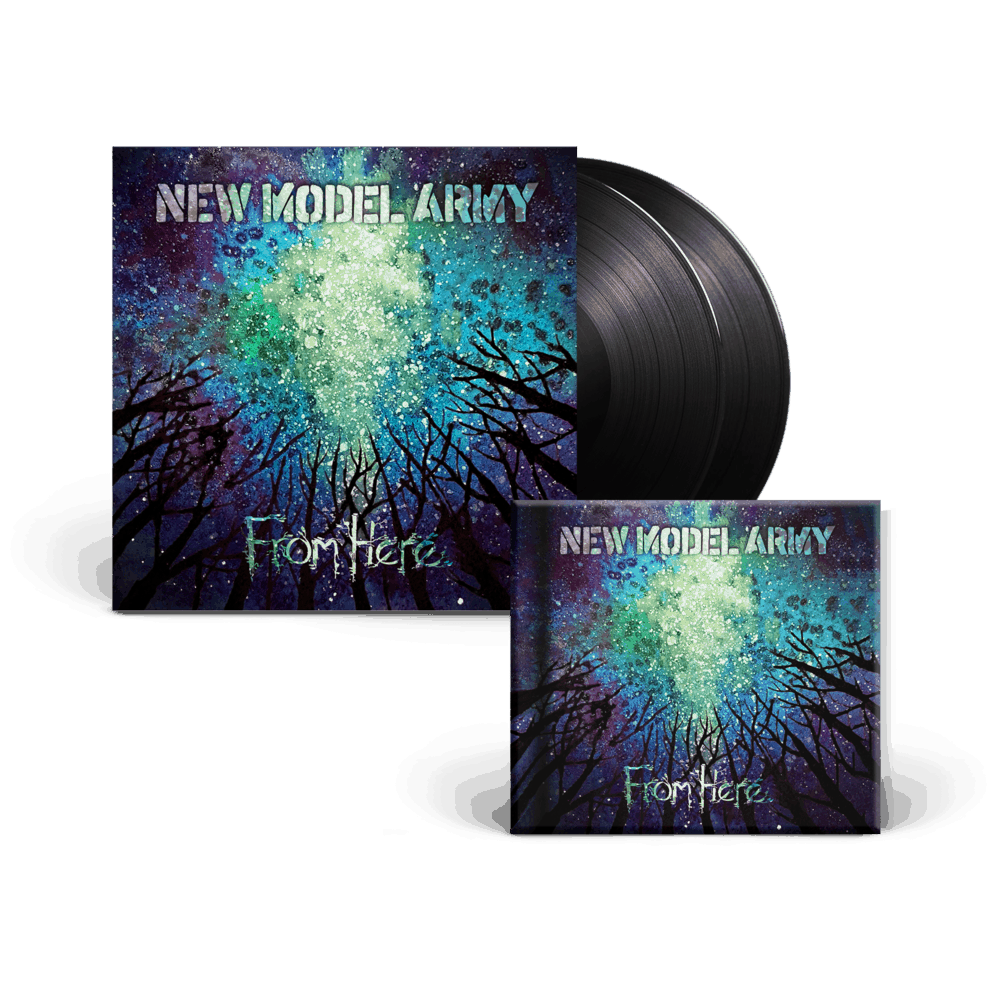 From Here – Double Heavyweight Gatefold Vinyl + CD Hardcover Media Book by New Model Army