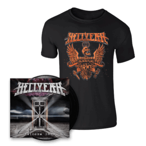 Welcome Home Vinyl + Black Flag Army T-Shirt by Hellyeah