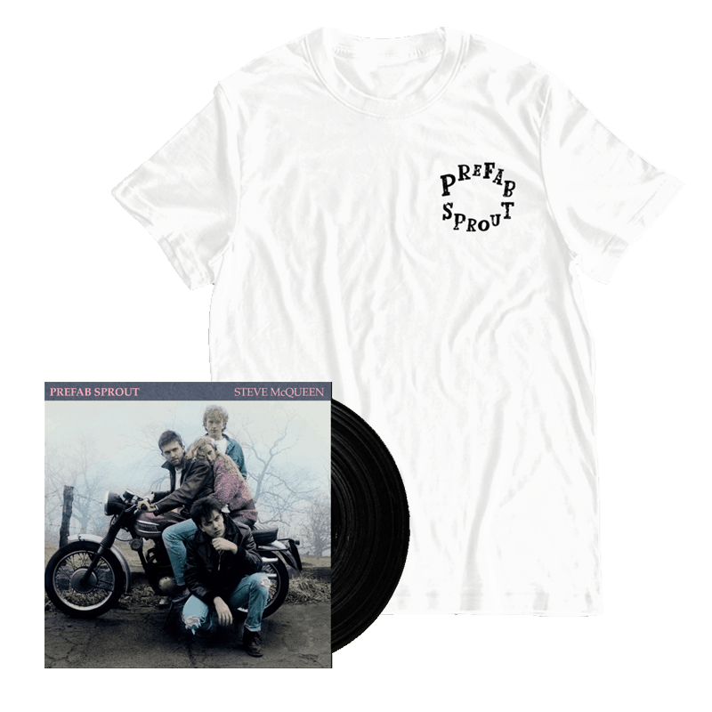 Steve McQueen (Remastered) Heavyweight Vinyl + White T-Shirt by Prefab Sprout