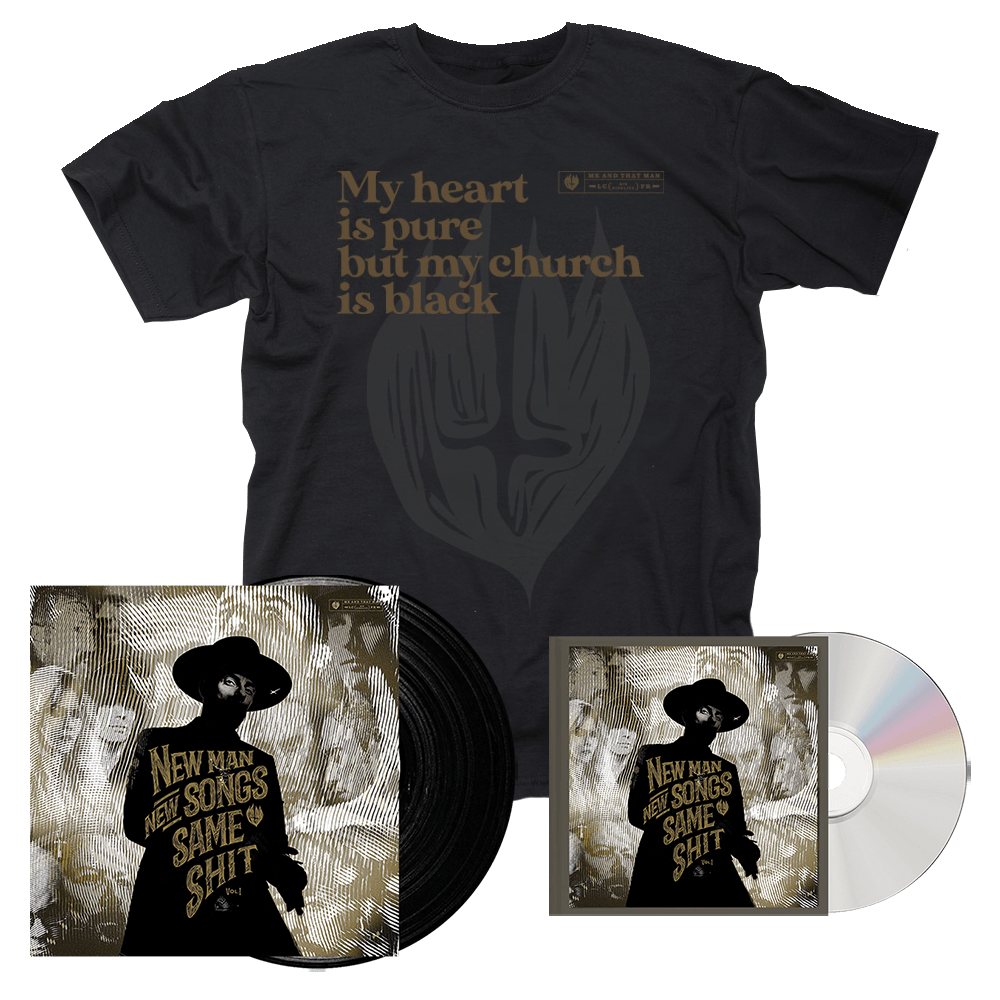 New Man, New Songs, Same Shit: Vol.1 Vinyl, CD Book + T-Shirt Bundle by Me & That Man