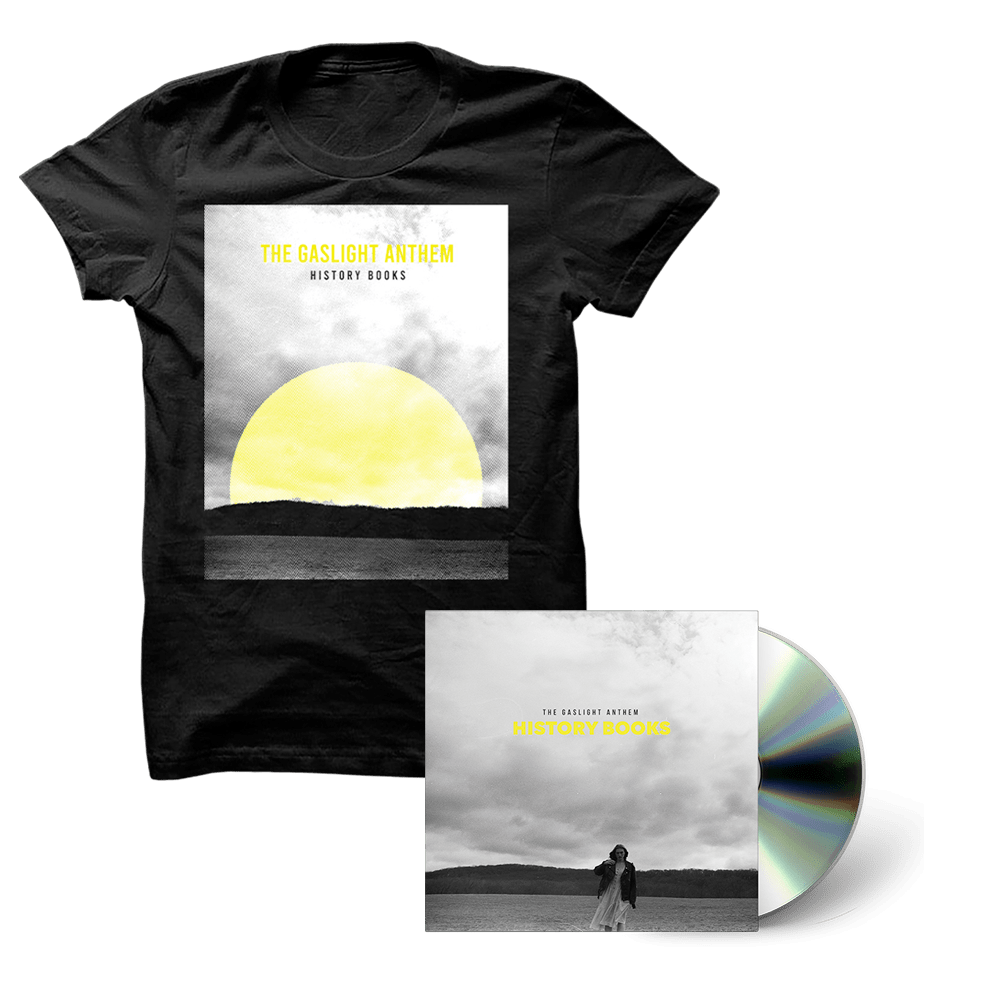 History Books CD + T-Shirt - The Gaslight Anthem