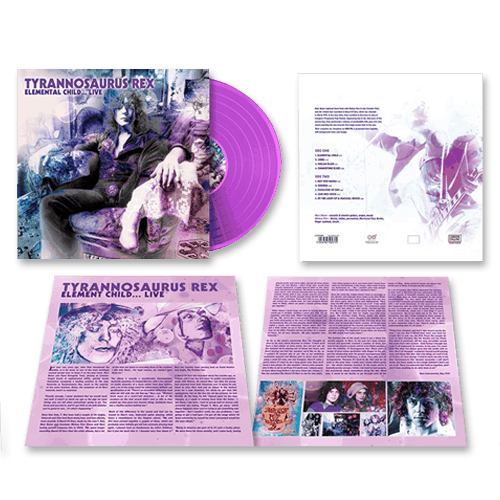 Elemental Child Live In 1970 Purple Heavyweight Vinyl by Tyrannosaurus Rex