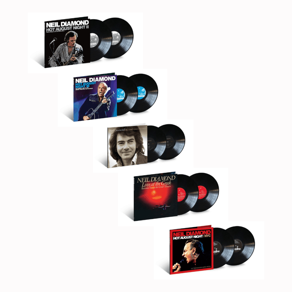 Vinyl Bundle: Hot August Night Reissues + Love At The Greek + All Time Greatest Hits by Neil Diamond