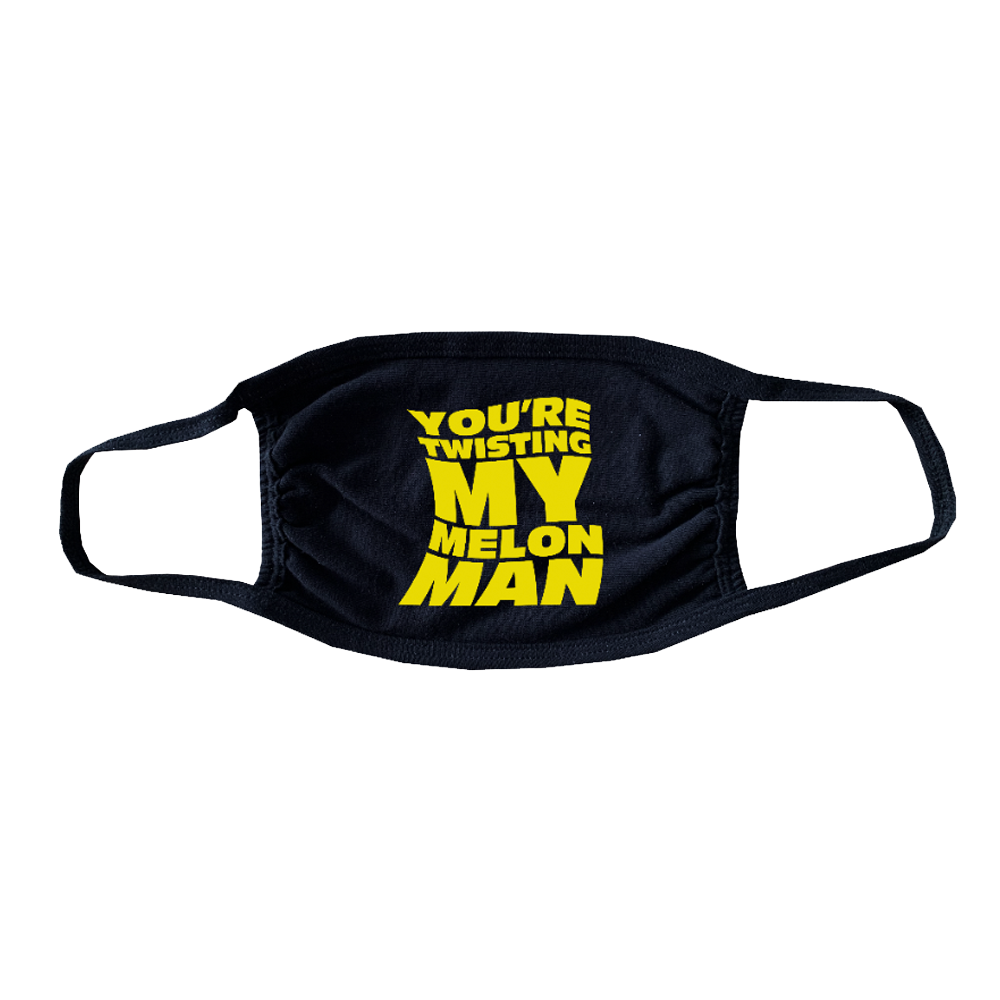 Twisting My Melon Facemask by Happy Mondays