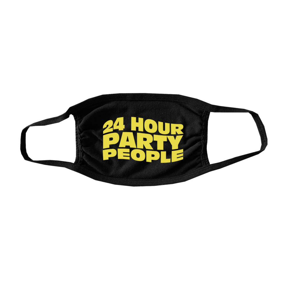 24hr Party People Facemask by Happy Mondays