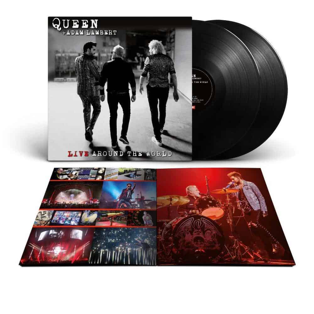 Live Around The World Double Heavyweight Vinyl by Queen & Adam Lambert