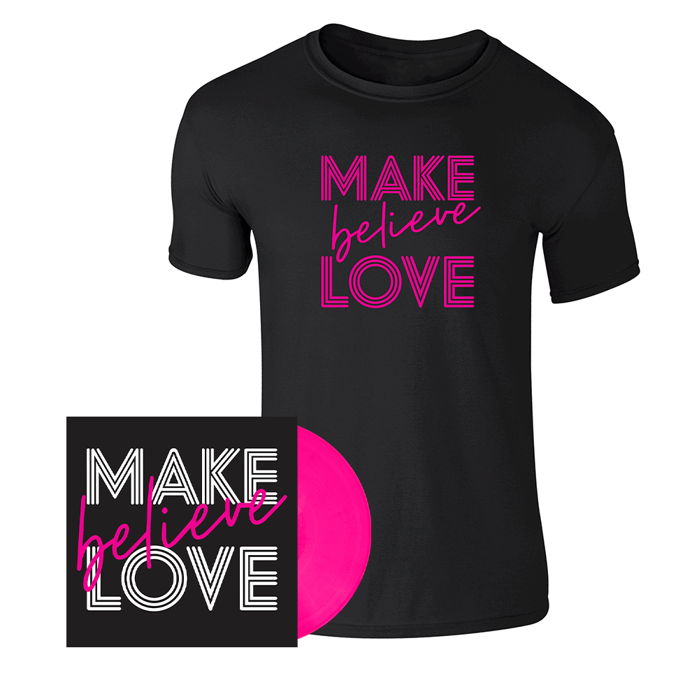 Make Believe Love - Vinyl + Tee by Nigel Clark