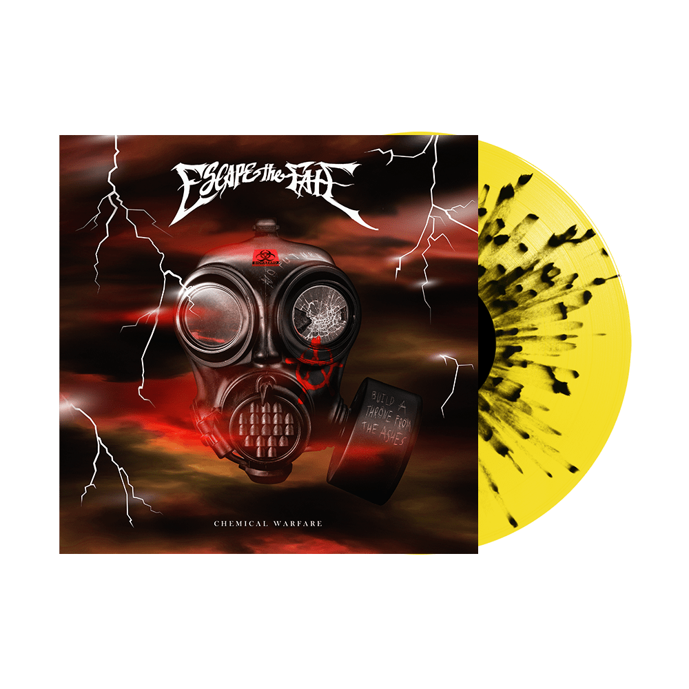 Chemical Warfare Yellow Splatter Vinyl by Escape The Fate