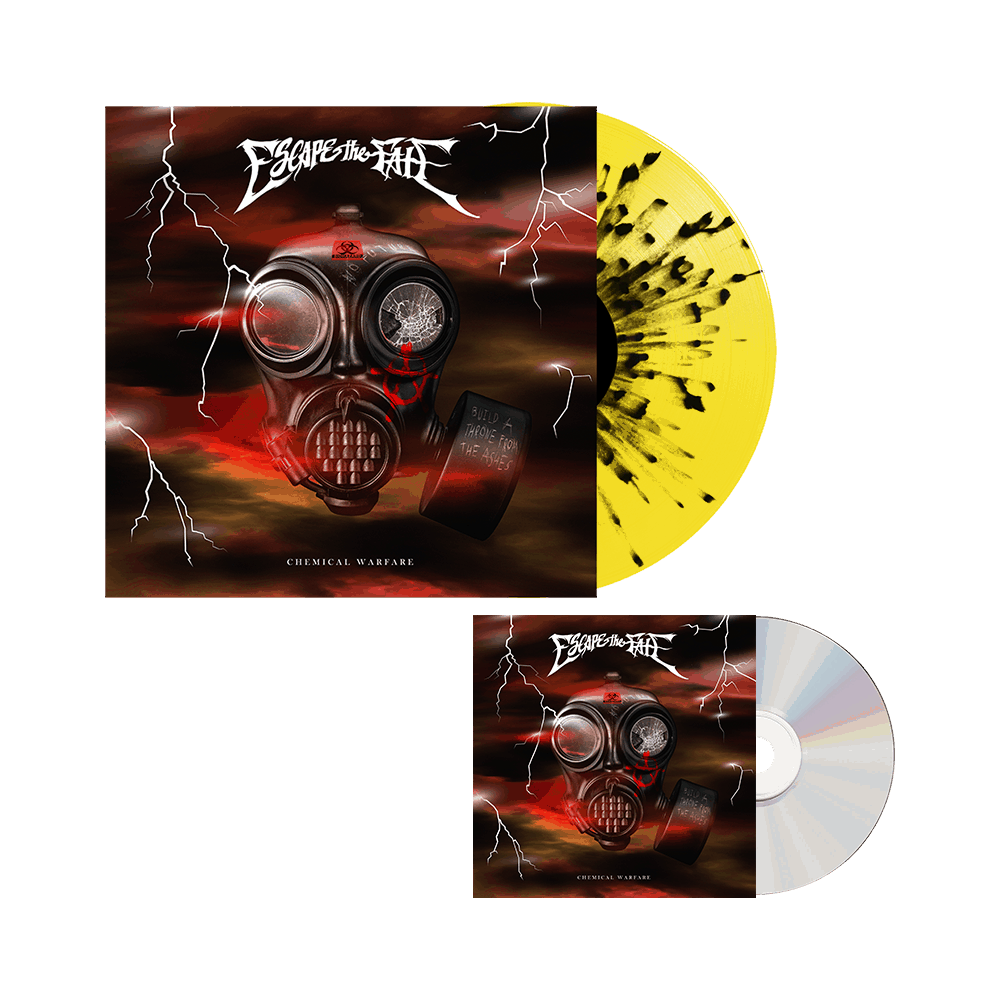Chemical Warfare CD + Yellow Splatter Vinyl by Escape The Fate