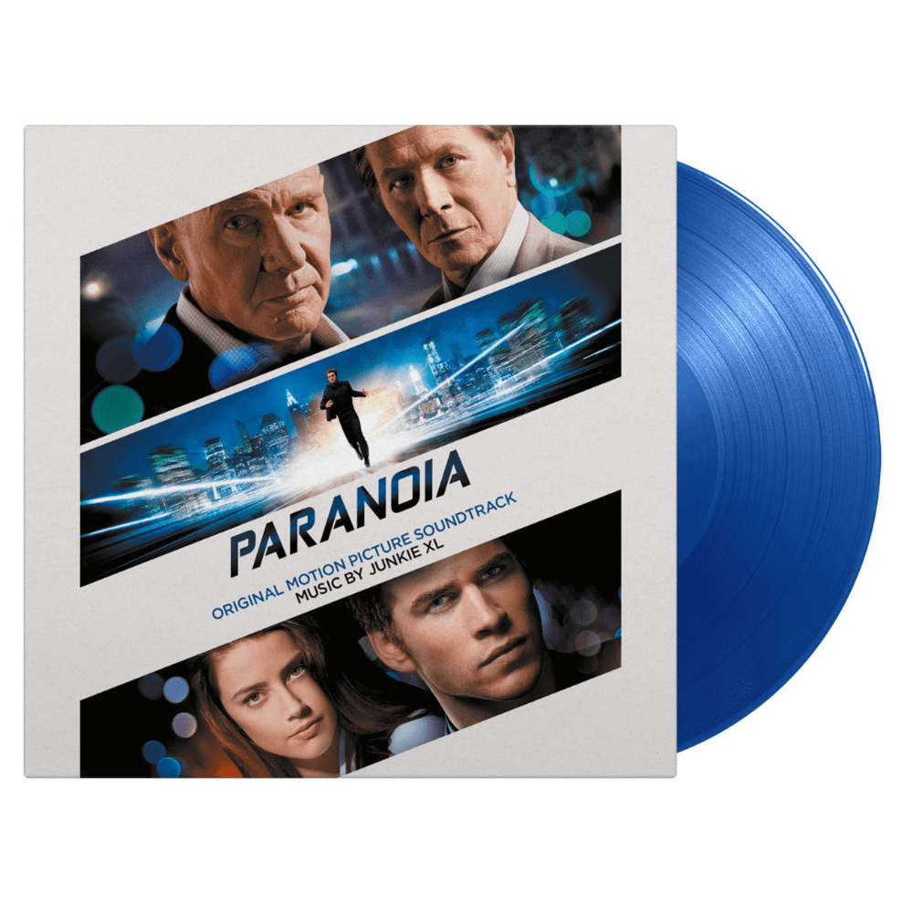 Paranoia Original Soundtrack Blue Heavyweight Vinyl by Junkie XL