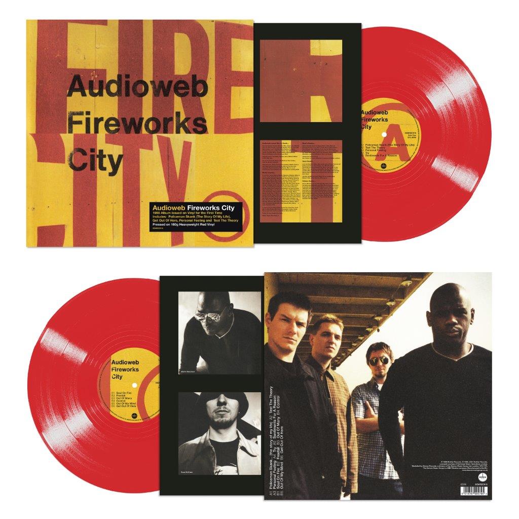 Fireworks City Red Heavyweight Vinyl by Audioweb